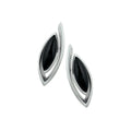 Oorknoppen onyx