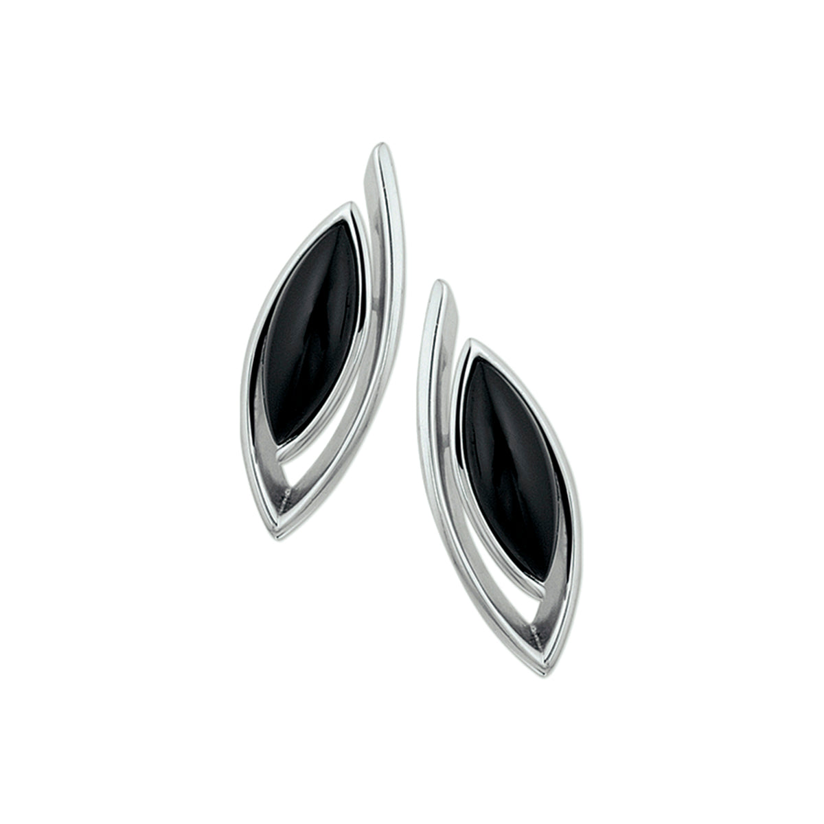 Oorknoppen onyx