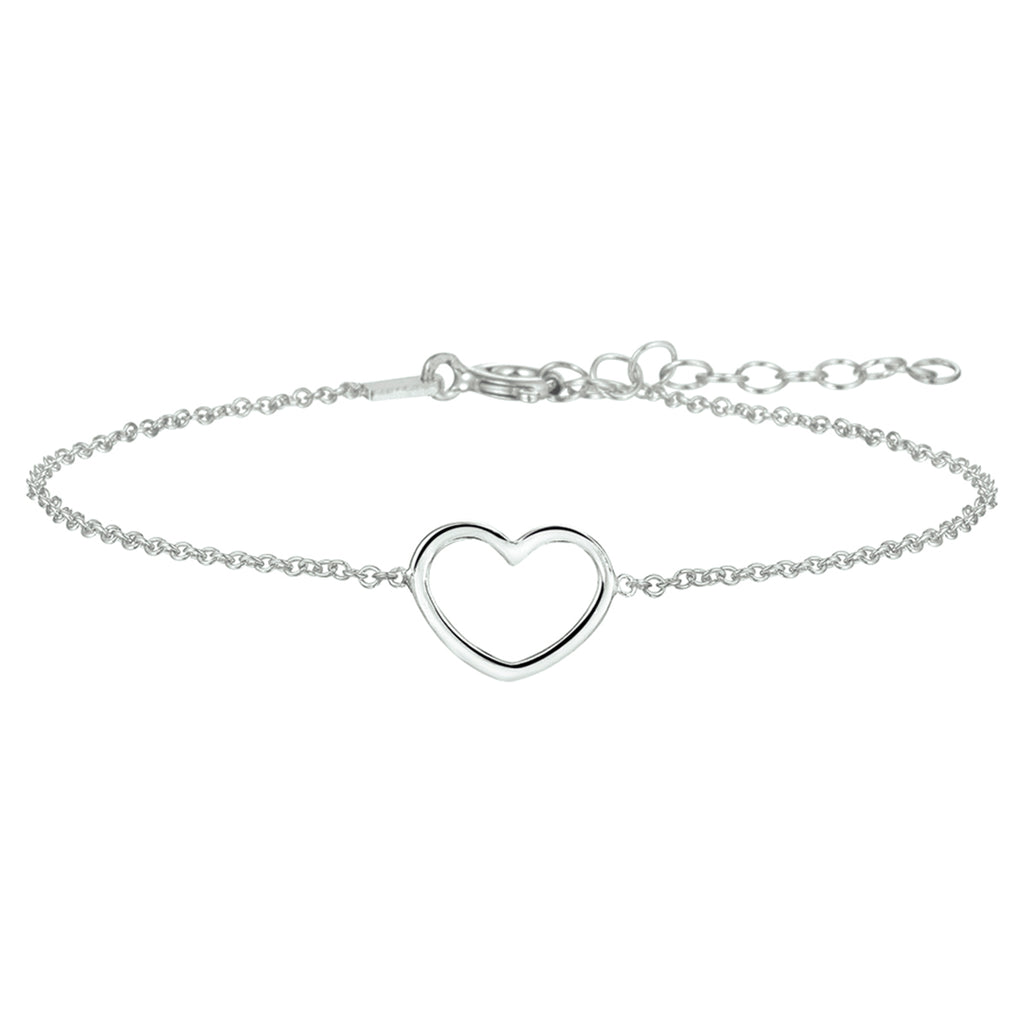 Zilveren armband hartje AG925