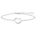 Zilveren armband hartje AG925