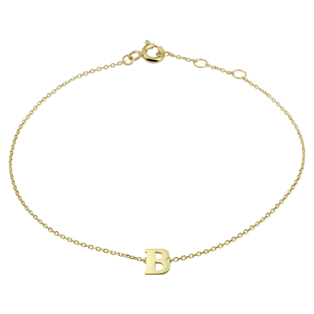 Armband letter 16.5 - 17.5 - 18.5 cm