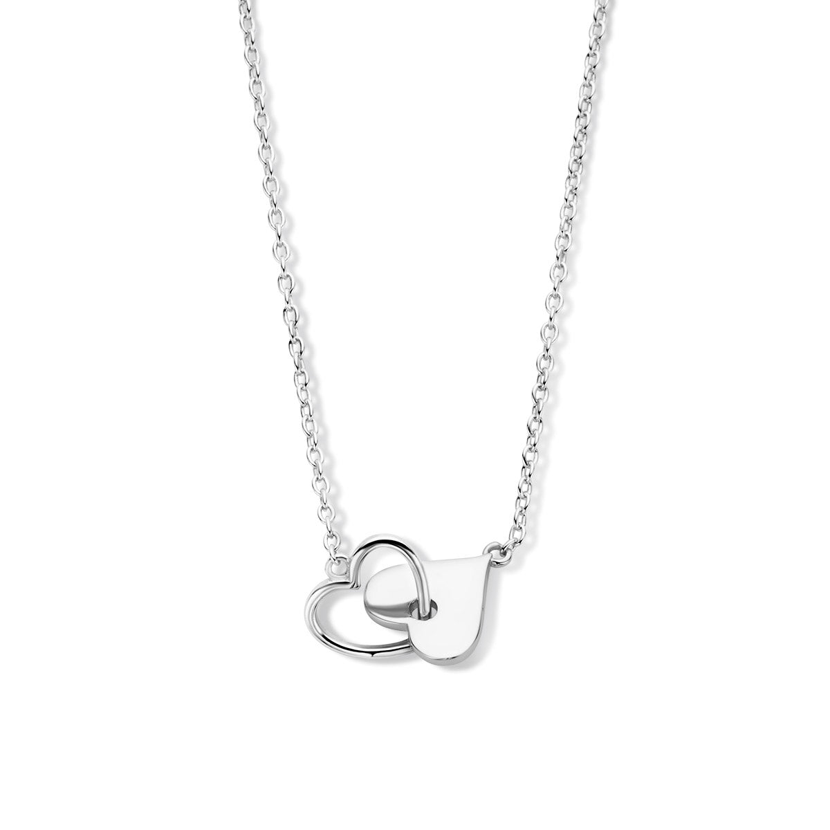 Collier hartjes 40 + 4 cm
