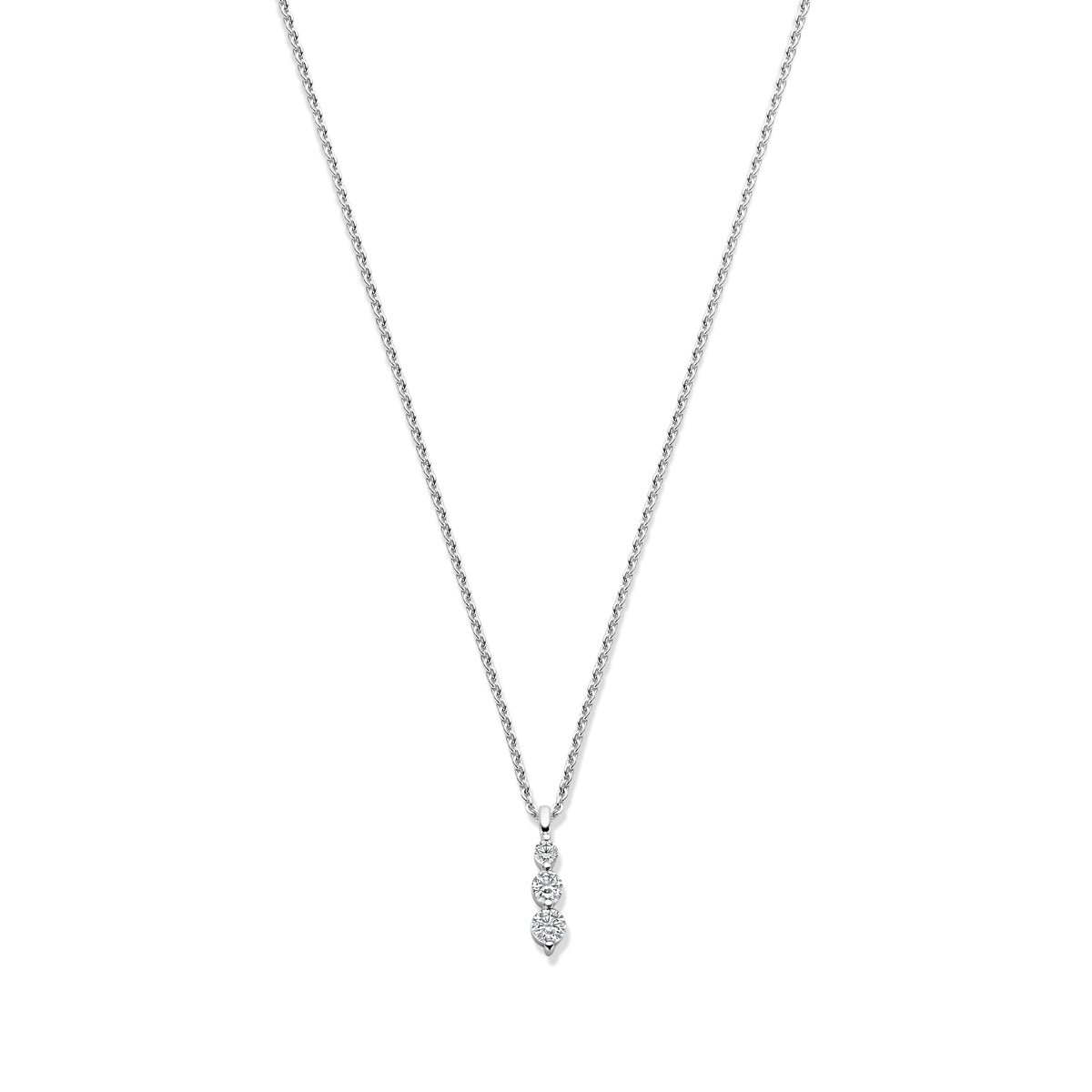 Collier zirkonia 42 - 45 cm