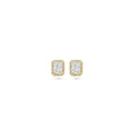 Oorknoppen zirkonia halo 9.5 mm 1 micron