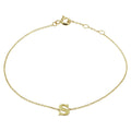 Armband letter 16.5 - 17.5 - 18.5 cm