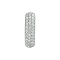 Zilver gerhodineerd pedels/schuifhangers
