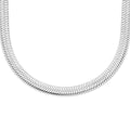 Collier slang plat 6.3 mm 42 cm