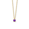 Collier met geboortesteen 40 - 42 - 44 cm