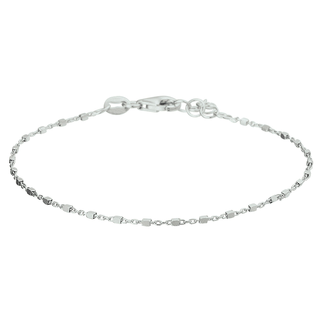 Armband blokjes 1.1 mm 17 + 2 cm