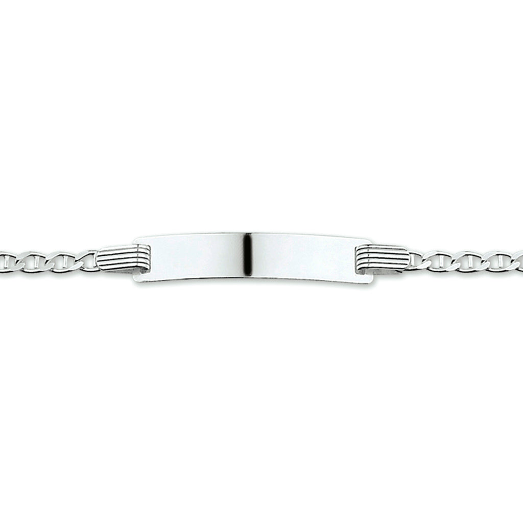 Graveerarmband anker plaat 5.0 mm 13-15 cm