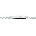 Graveerarmband gourmette 4-zijdes geslepen 6 mm