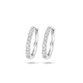 Klapoorringen diamant 0.20ct (2x0.10ct) g si