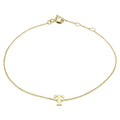 Armband letter 16.5 - 17.5 - 18.5 cm