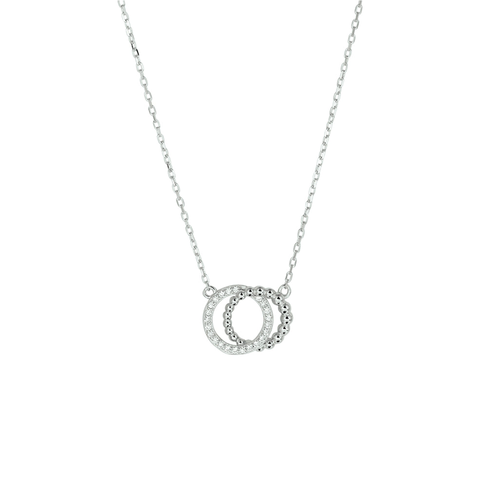 Schakel collier dames 45cm