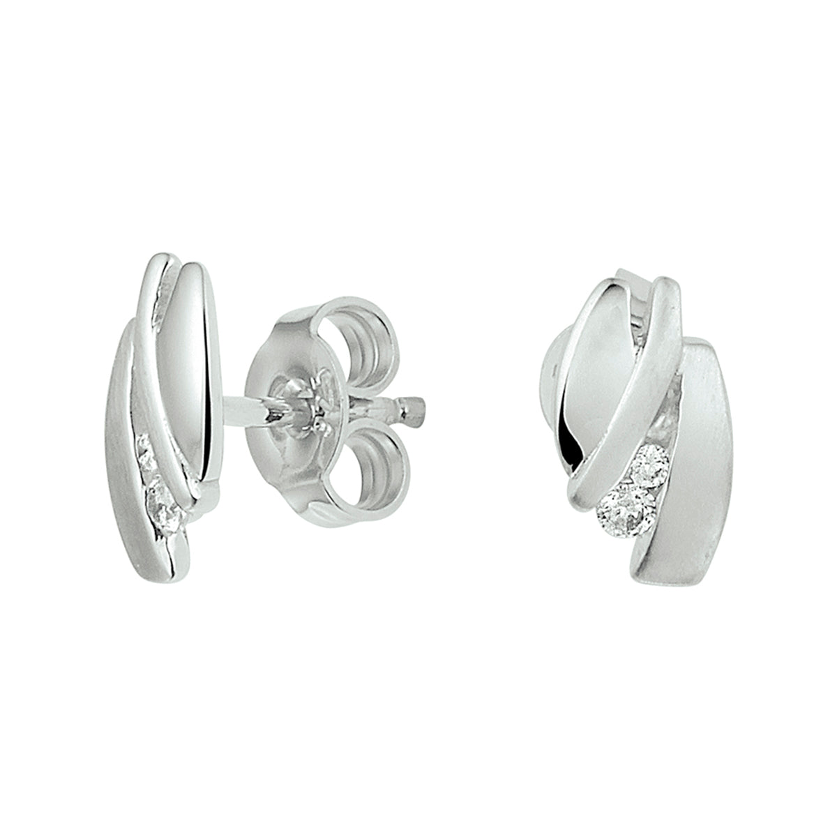 Oorknoppen zirkonia dames