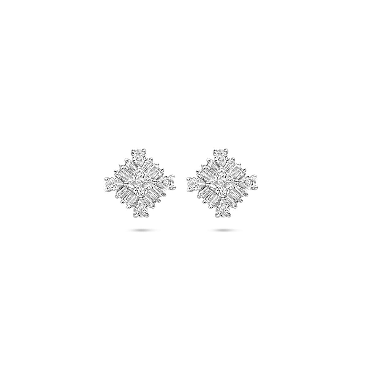 Oorknoppen zirkonia 15 mm