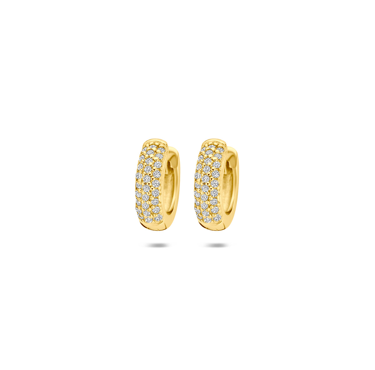 Klapoorringen zirkonia 12 mm 1 micron