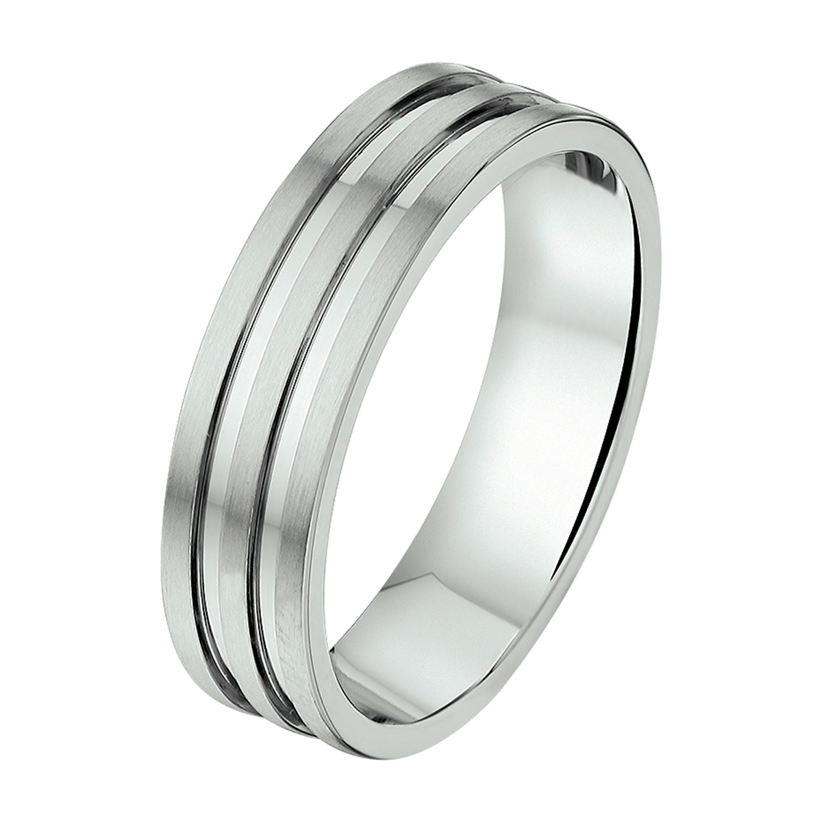 Ring a507 - 6 mm - zonder cz
