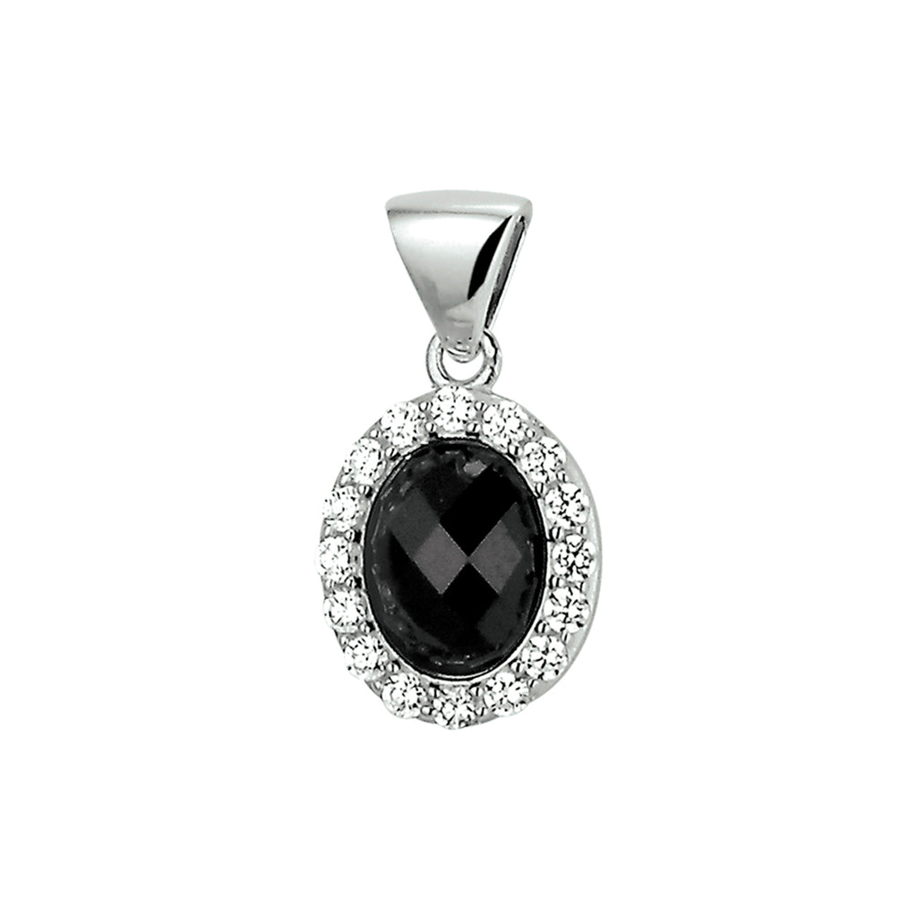 Hanger onyx en zirkonia