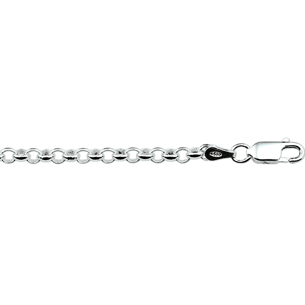 Armband jasseron schakel - zilver