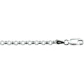 Armband jasseron schakel - zilver