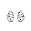 Zilver gerhodineerd oorknoppen
