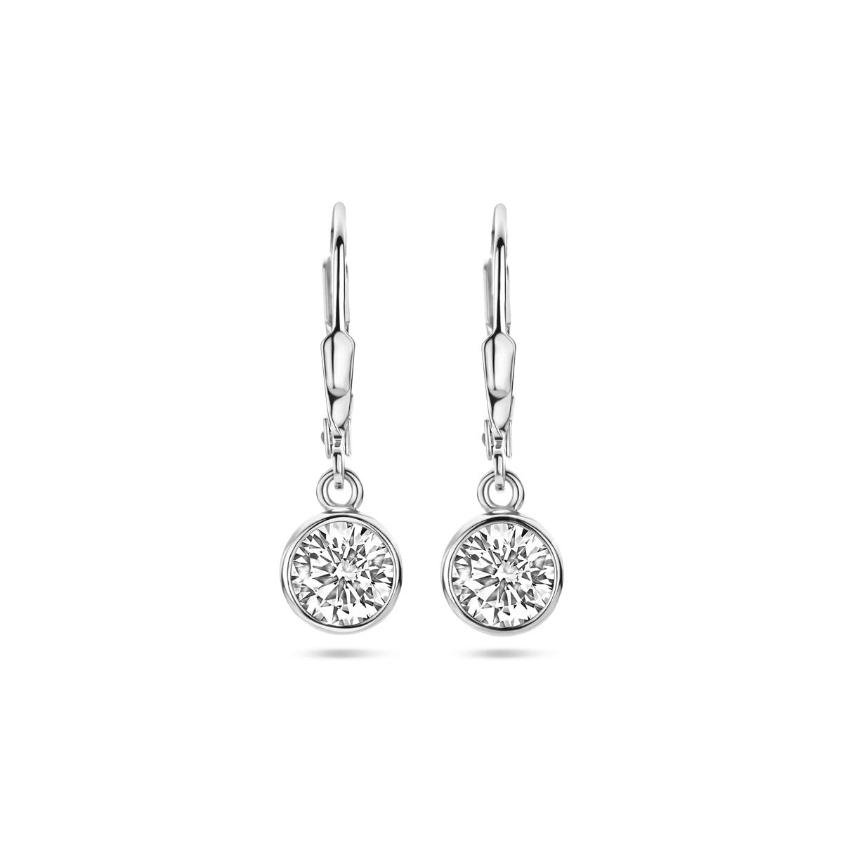 OORHANGERS ZILVER MET ZIRKONIA KA1322316