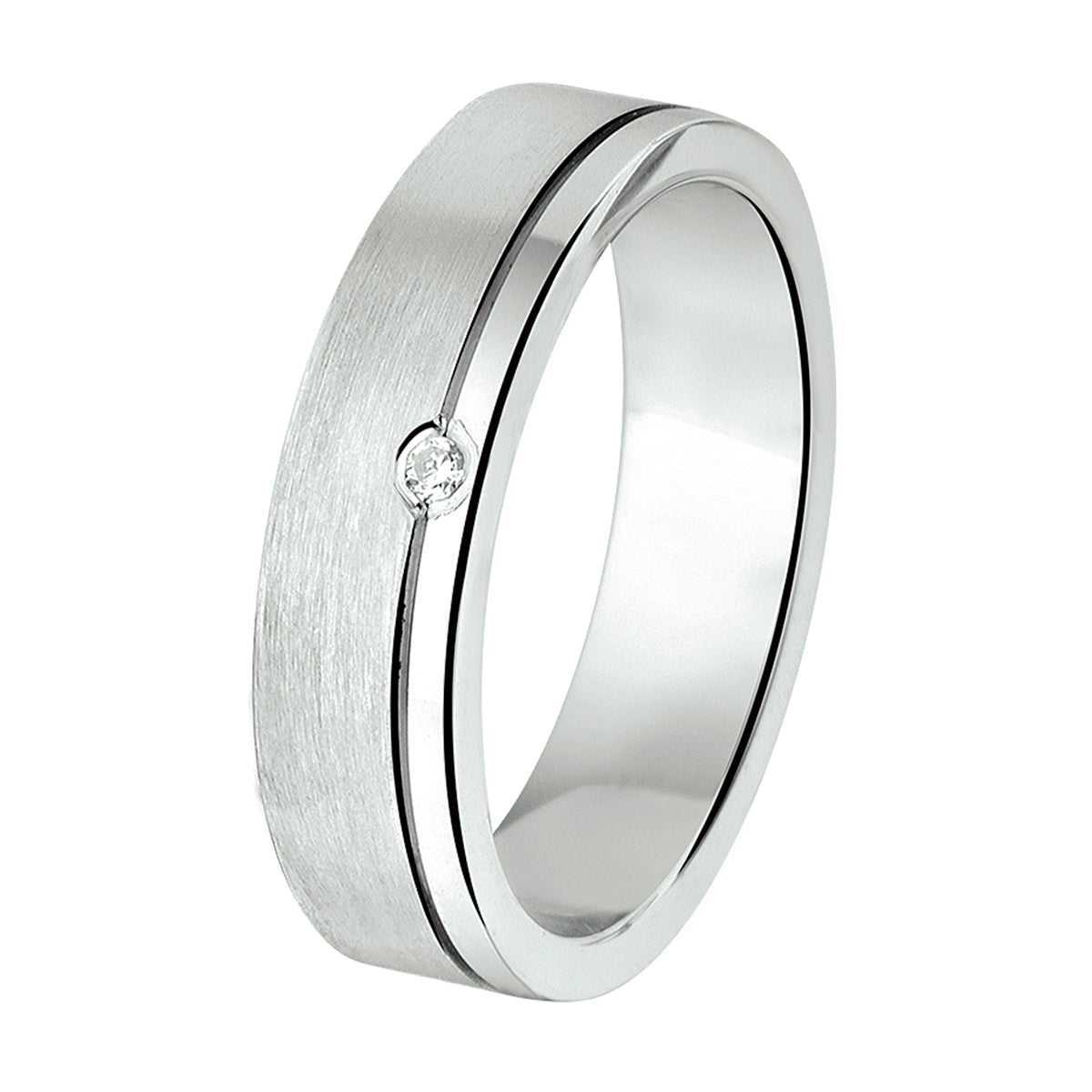 Ring a202 - 5 mm - met cz