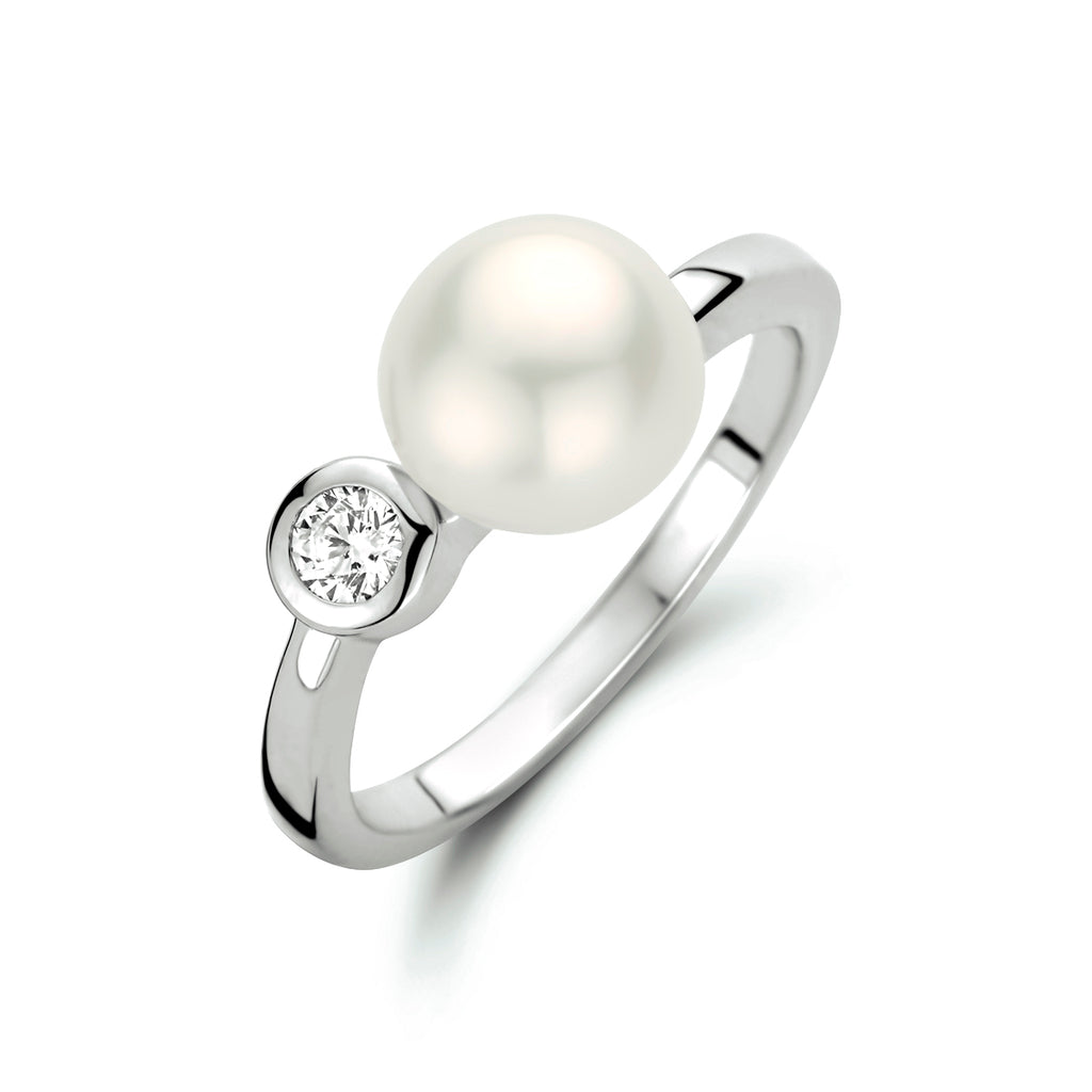 Ring parel en zirkonia