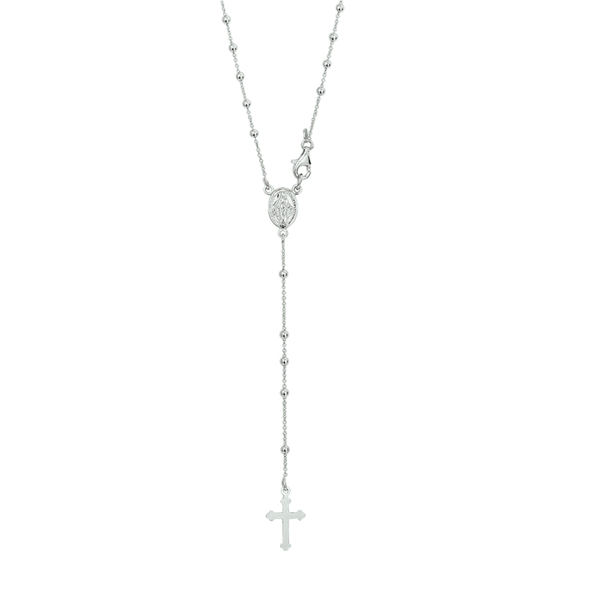 Collier rozenkrans poli/mat 50 cm