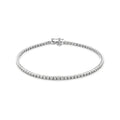 Tennisarmband lab grown diamant 1.00ct f vs 2.1 mm 17.5 cm