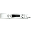 Armband carbon poli/mat 9 mm 21 cm