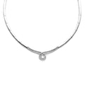 Collier zirkonia 42 + 3 cm
