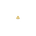 Flat back piercing bolletjes 3 mm