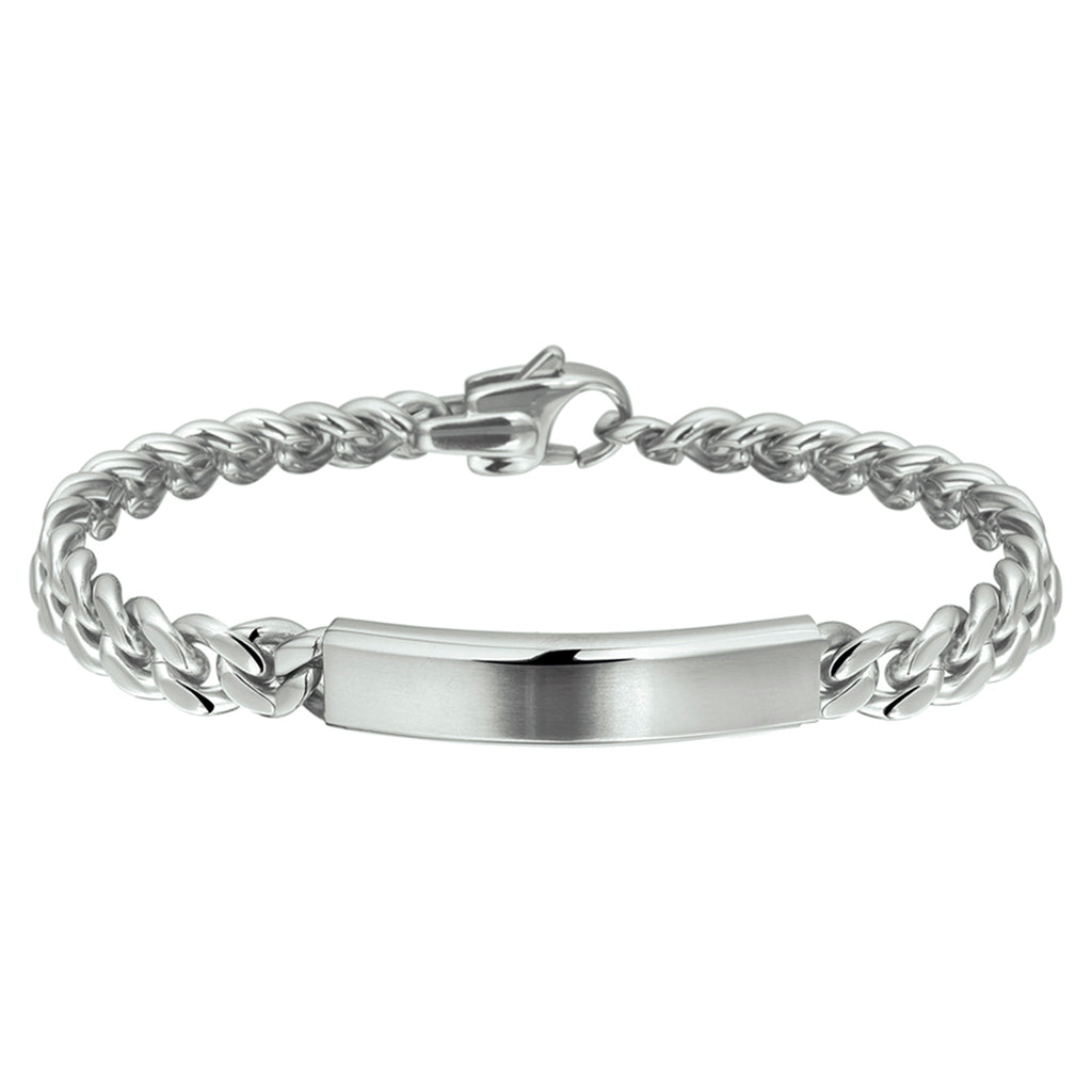 Graveerarmband gourmette 9 mm