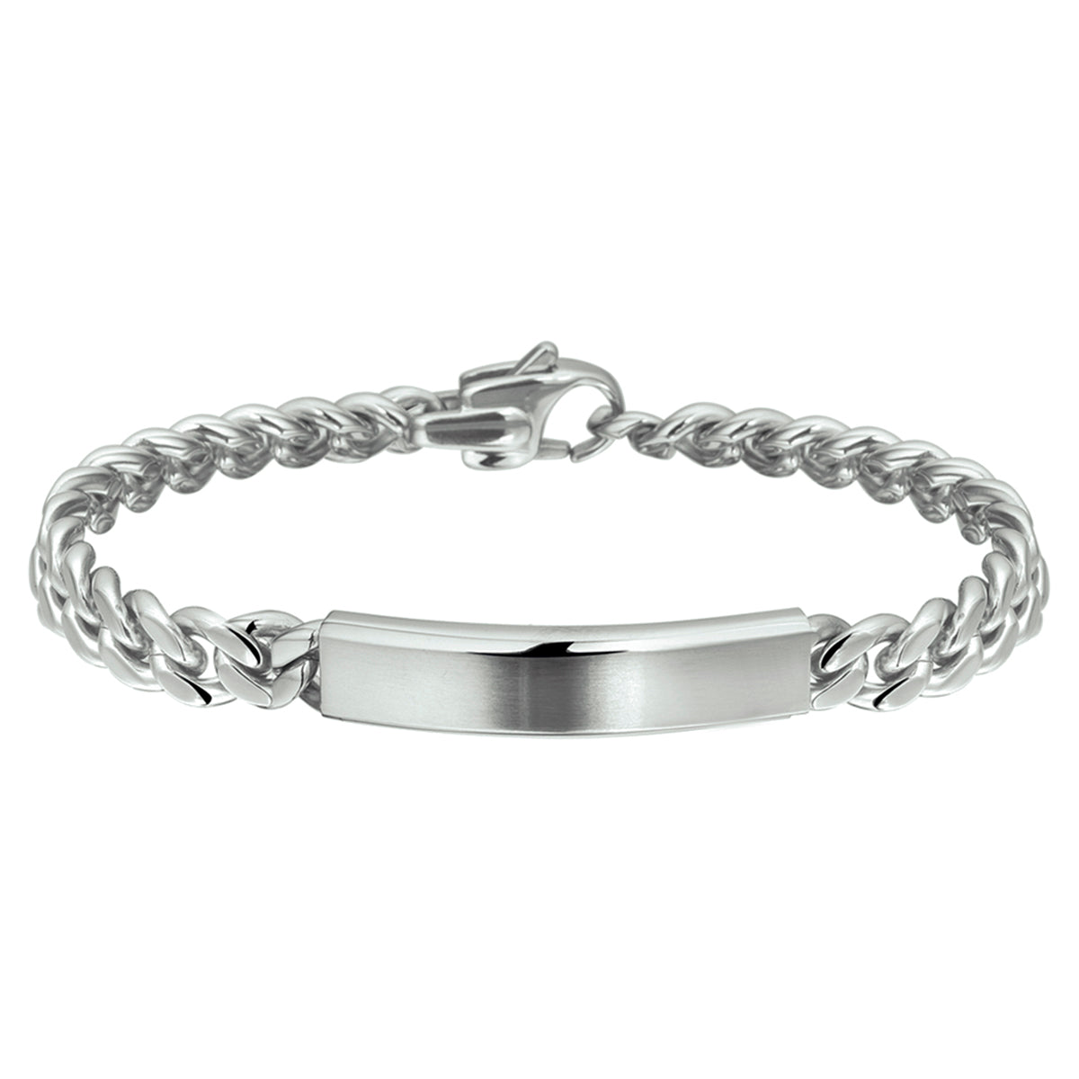 Graveerarmband gourmette 9 mm