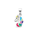 Zilver gerhodineerd bedels