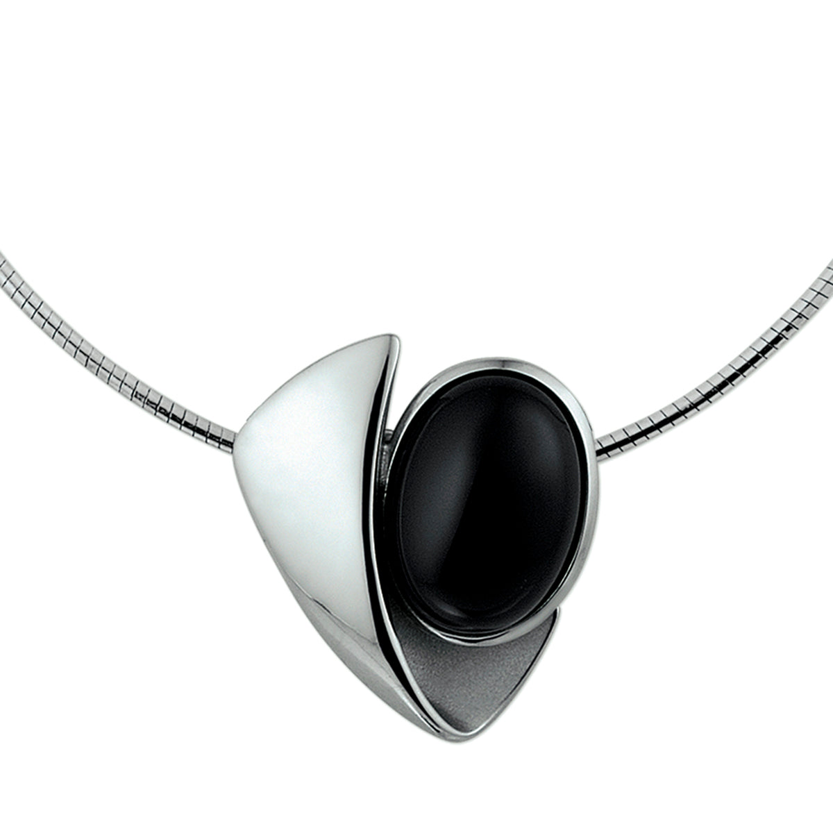 Collier onyx 42 + 3 cm