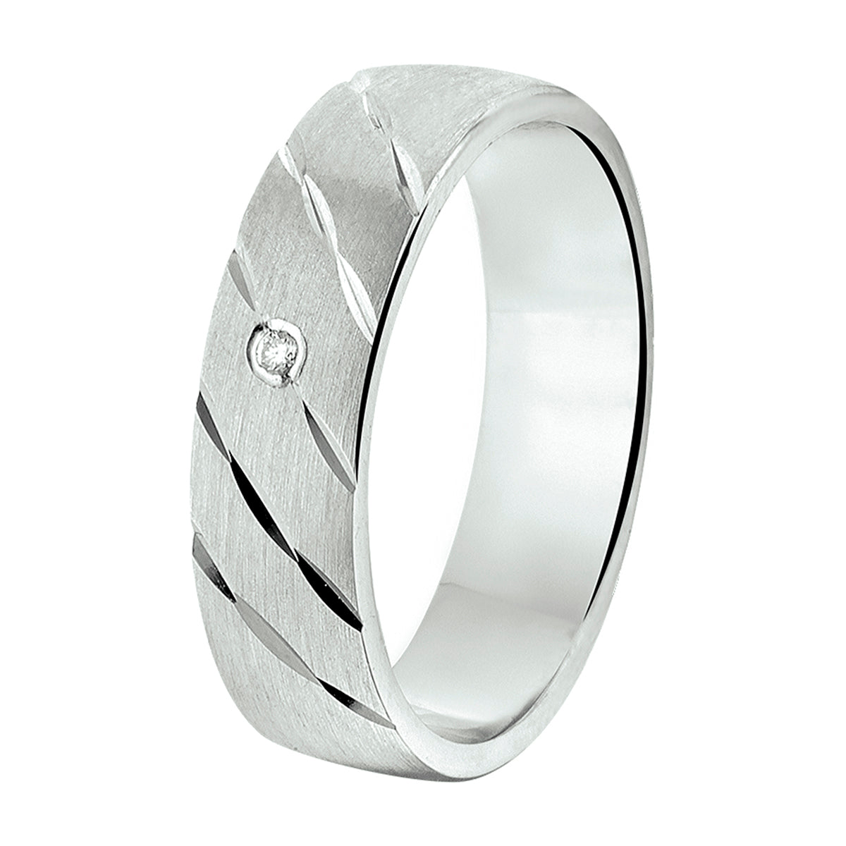 Ring a307 - 5 mm - 0.02ct h si