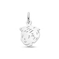 Zilver kinderhoofd bedels