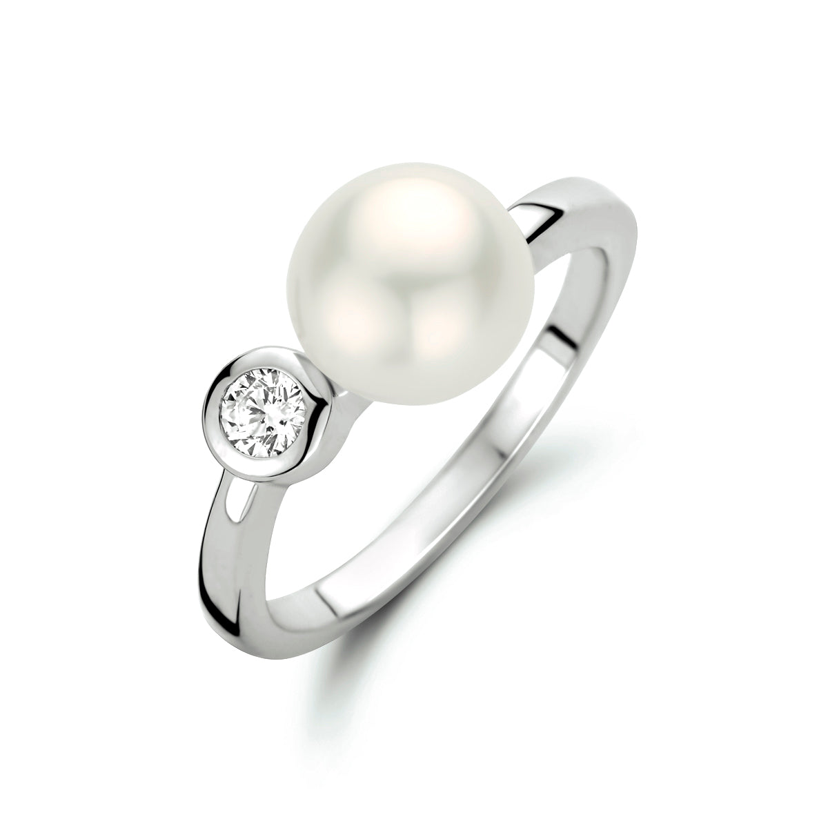 Ring parel en zirkonia