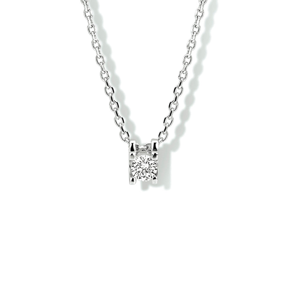 Collier zirkonia 41 + 4 cm