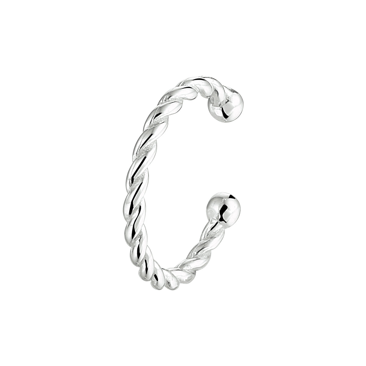 Earcuff gedraaid