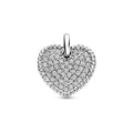 Hanger hartje zirkonia 17 mm