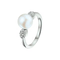 Ring parel en zirkonia