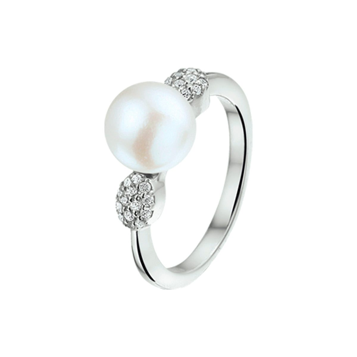 Ring parel en zirkonia