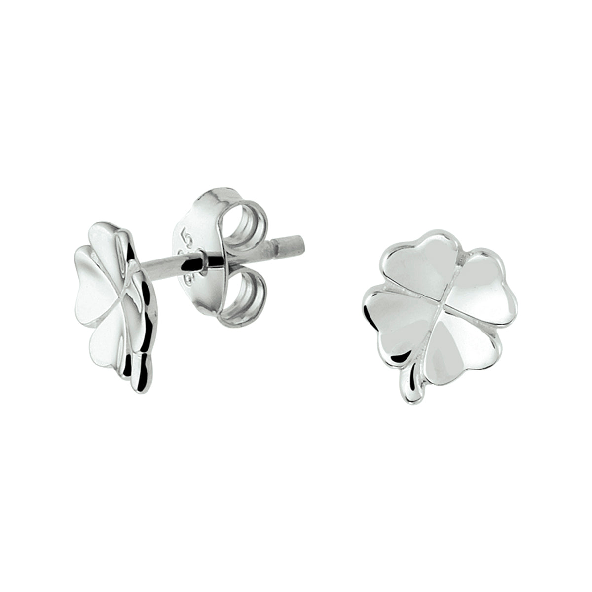 Oorstekers - zilver gerhodineerd