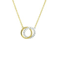 Collier rondjes zirkonia 40 - 44 cm