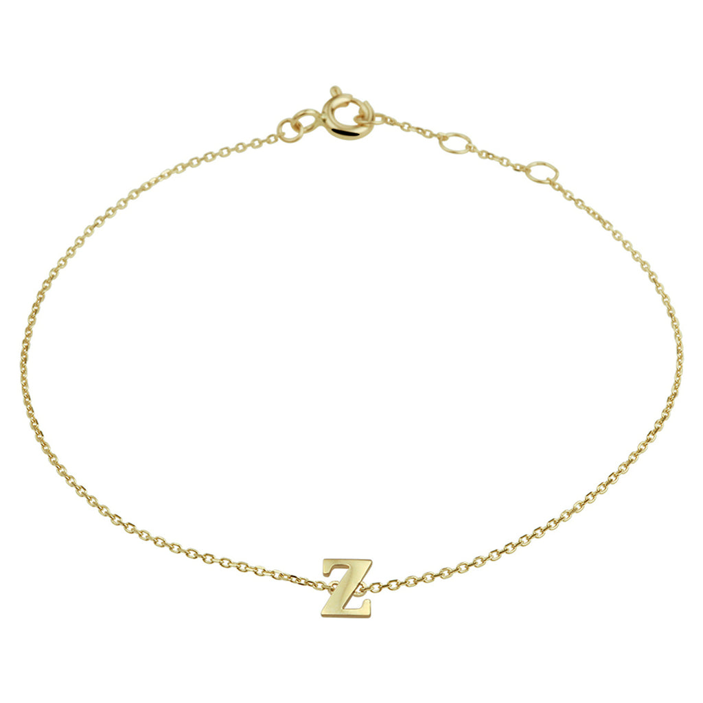 Armband letter 16.5 - 17.5 - 18.5 cm