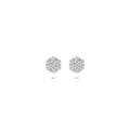 Oorknoppen zirkonia 6 mm